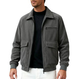 Heren Corduroy Jas – Grijs
