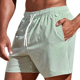 Bram – gestreepte zwemshort voor heren