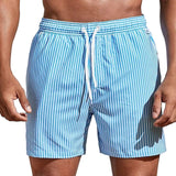 Bram – gestreepte zwemshort voor heren