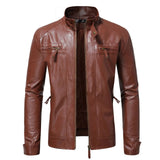 Elegante Heren Leren Jas