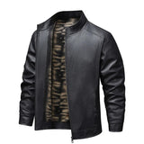 Vintage Fleece Leren Voering Jas