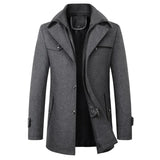Elegante wollen winterjas