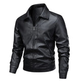 Elegante Winddichte Leren Jas
