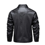 Elegante Winddichte Leren Jas