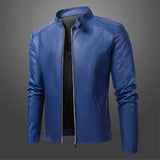 Elegante Heren Leren Bikerjack