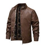 Vintage Fleece Leren Voering Jas