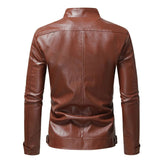 Elegante Heren Leren Jas
