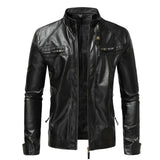 Elegante Heren Leren Jas