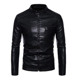 Leren Jas met Bontafwerking