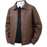 Elegante Leren Bomberjack